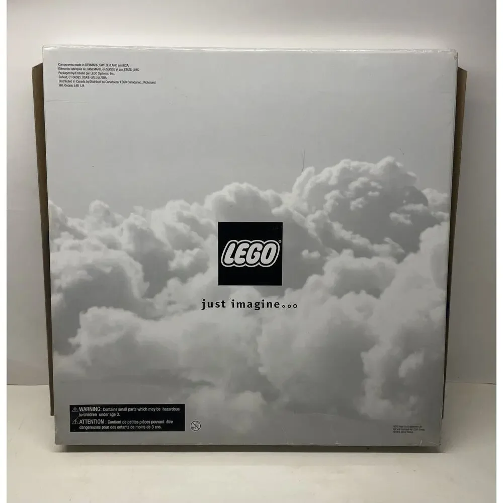 Lego set open